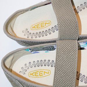 Keen Sienna MJ Canvas Brindle slip on